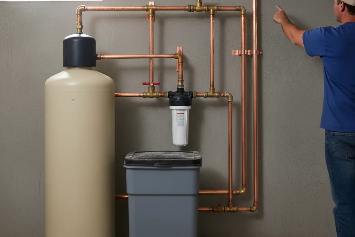 Whole-house water treatment system installed in Rector